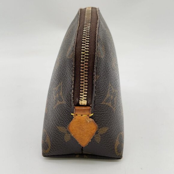 Authentic Louis Vuitton Monogram Pochette Cosmetic PM Pouch 96-122725 - Picture 4 of 16